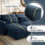 Canapé modulaire en U avec deux repose-pieds-918744173