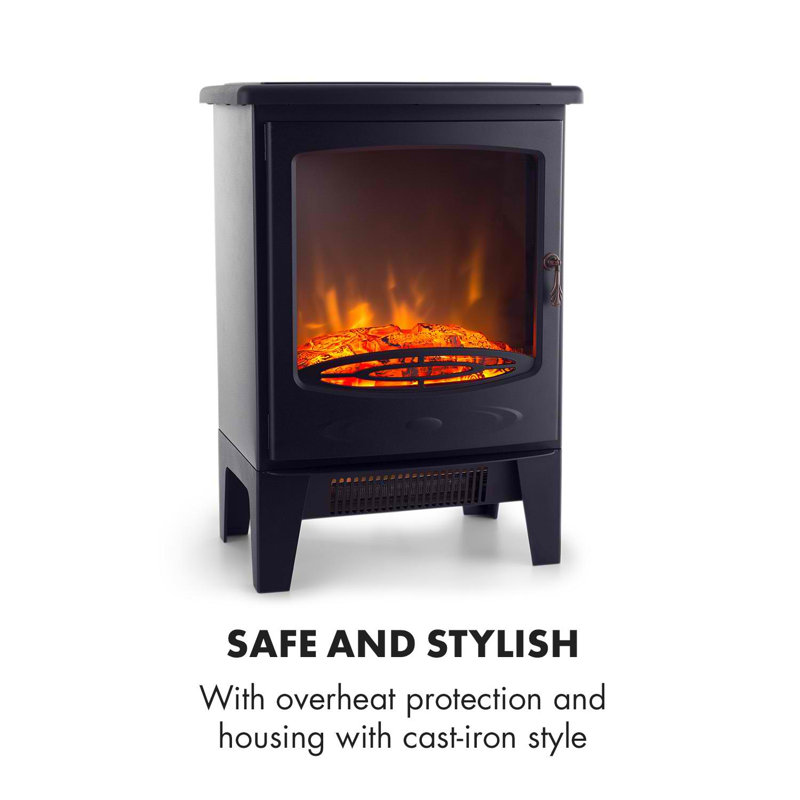 Klarstein 39cm W Electric Stove, Black