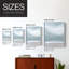 Aqua Soft Shores II Framed Print - Solid Wood-945869907-945871787