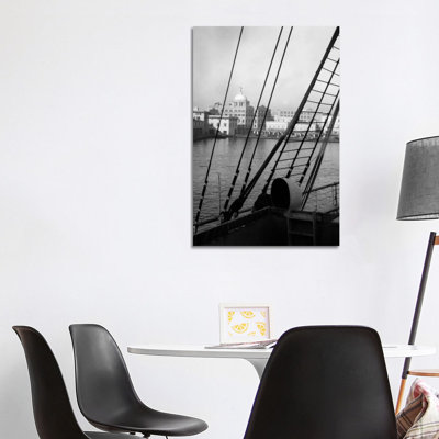 1920s View from the Ship SS Lafayette the Customs House Havana Cuba 1 Piece Wrapped Canvas Wall Art