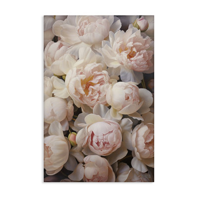 Art mural sur toile Blooming Pink Pivoines par Roozbeh Bahramali