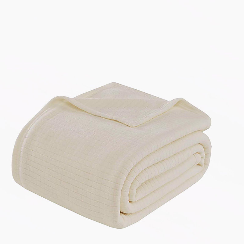 Microfleece Blanket Twin, Taupe, Twin