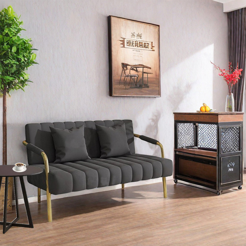 Banc rembourré en mélange de polyester