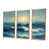 Toile avec cadre flottant or