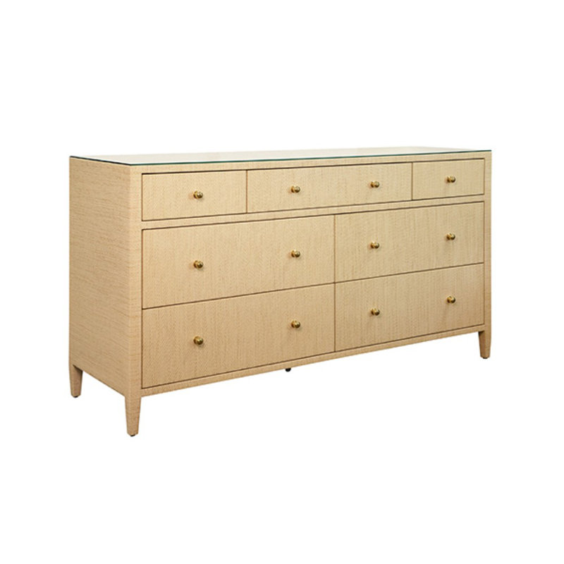 Commode sept tiroirs, Tanné