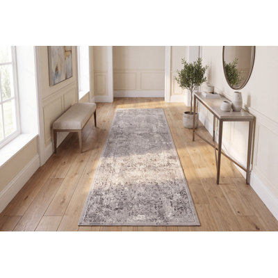 Tapis oriental ivoire / gris Lana