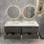 Ensemble de meuble-lavabo double 70 po-1547879104