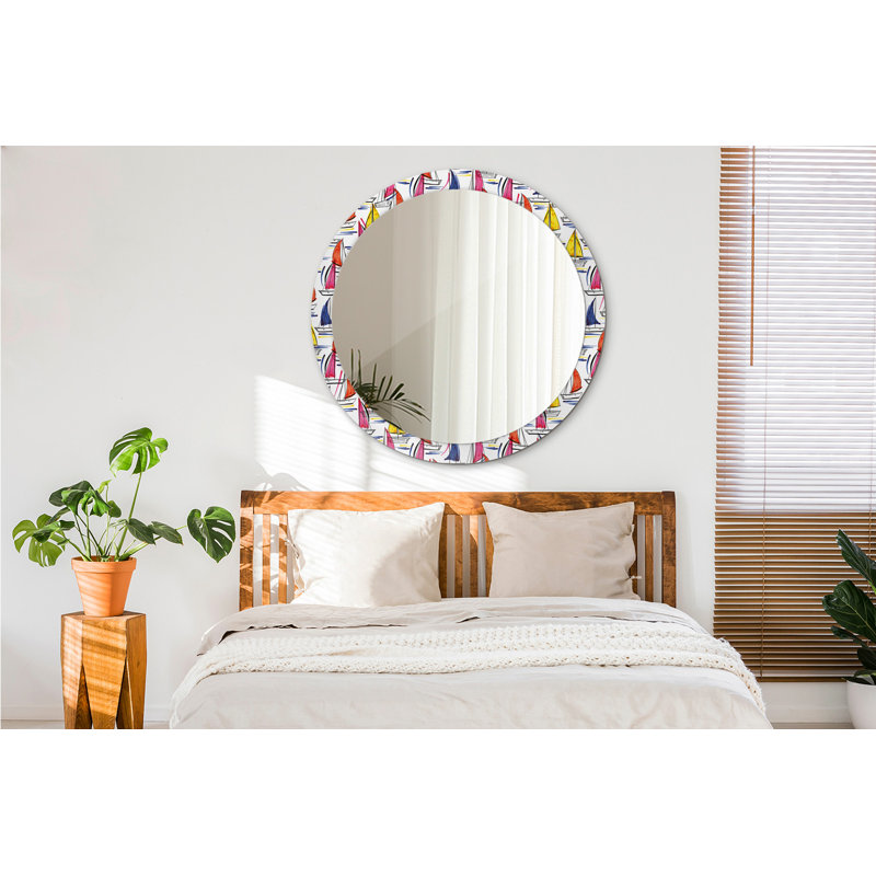 Huldar Glass Flat Wall Mirror