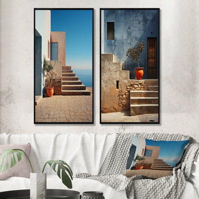 Ensemble de 2 décorations murales bouddhistes
