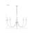 Kadia 8 - Light Dimmable Classic / Traditional Chandelier in Black-1034996794