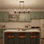 8 - Light Iron Chandelier-1264140672