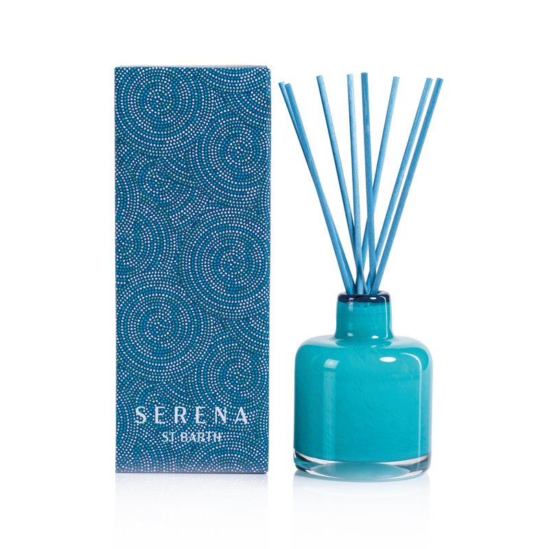 Diffuseur de roseaux Serena St. Barth, palmier turquoise