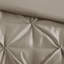 Édredon 7 pièces très grand taupe - magnifique broderie 1 édredon, 2 taies décoratives, 3 coussins, jupe de lit plissée - rembourrage d'apparence élégante inclus lavable-119384988-119384989