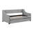 Daybed with Trundle Upholstered Tufted Sofa Bed, with Button and Copper Nail on Arms-724463101-724463099