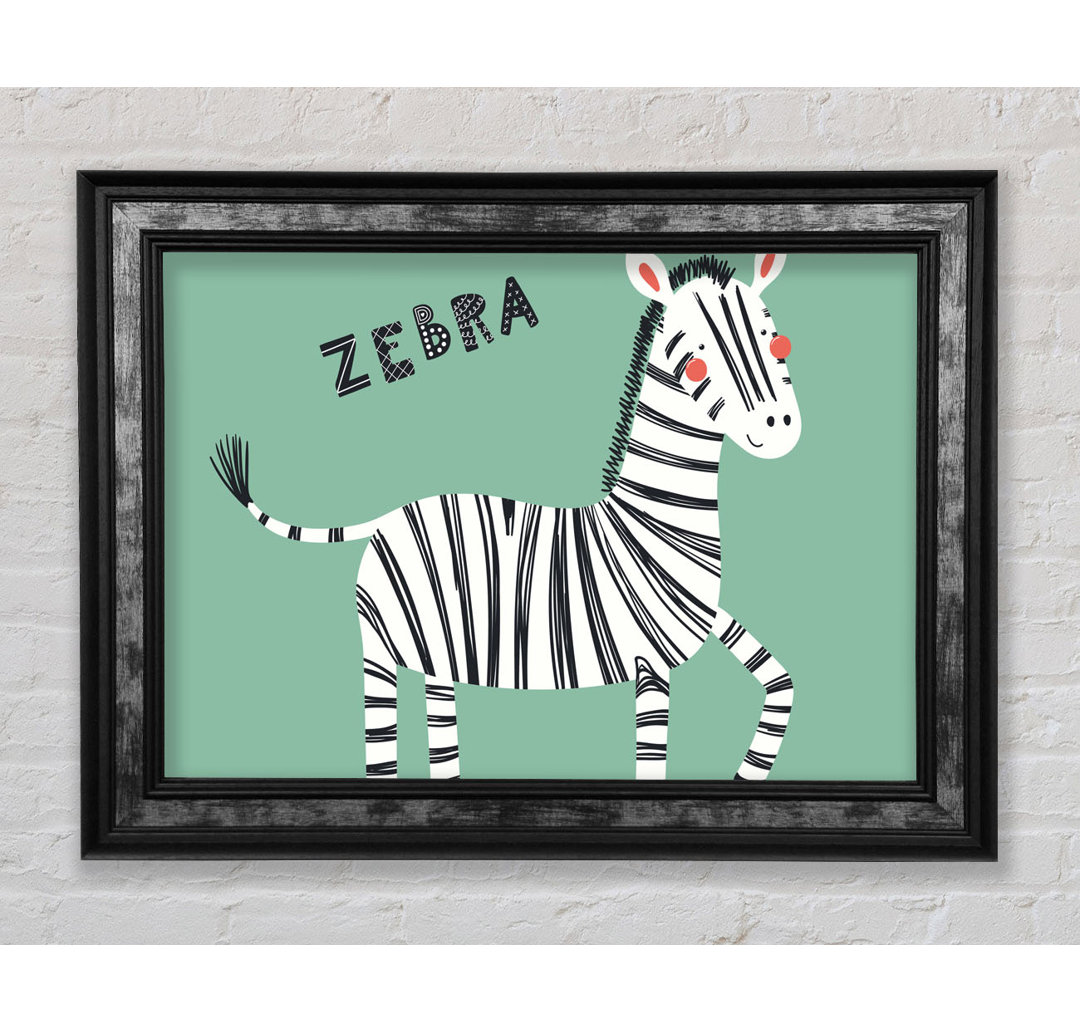 Zebra Stolz - Druck