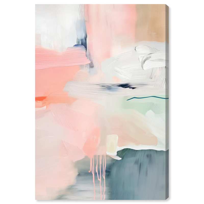 «Ethereal Hues», art mural sur toile pastel par Art Remedy, Toile tendue, H 36 po x l 24 po