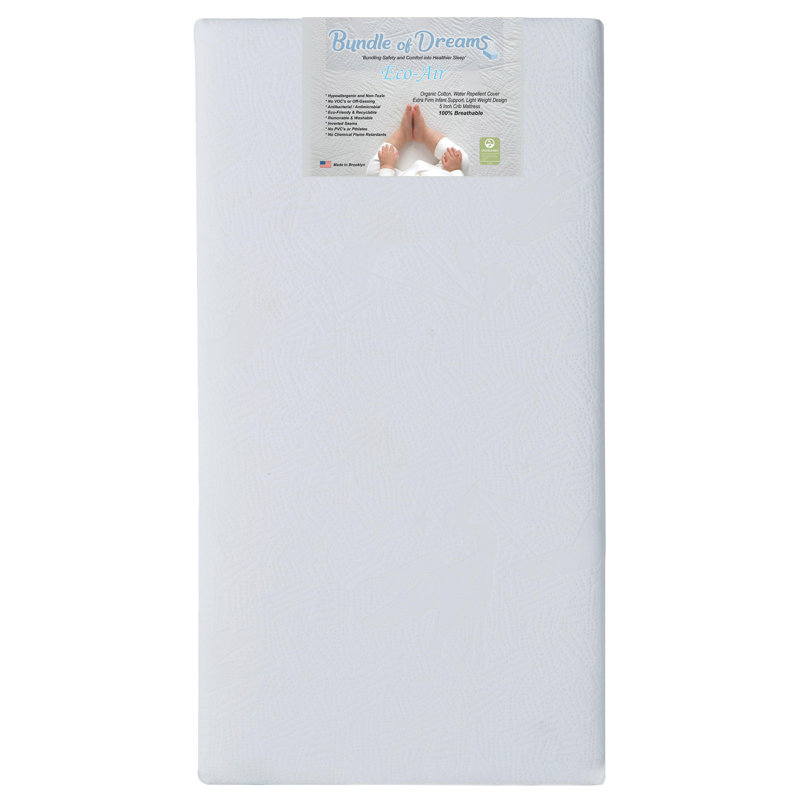2 Stage Standard Crib/Toddler Rectangle Mattress