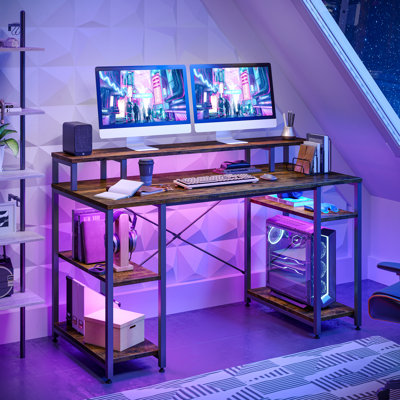 Kinslee 55inch Computer Desk with Monitor Stand