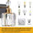 Modern Bathroom Vanity Lights With Crystal Accents, E26 Bulb Compatible, UL Listed, Easy Installation-1009035398