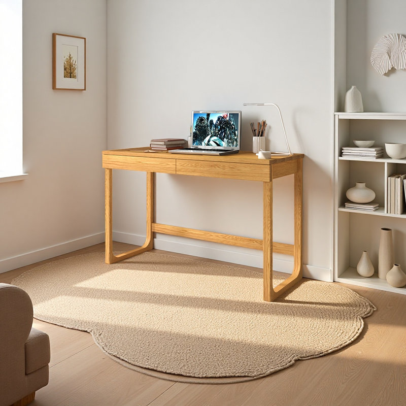 Bureau d'écriture Modern Oak, H 29,52 po x l 39,37 po x P 19,68 po
