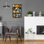 Art mural en verre épique «Spooky Halloween Plates» par Art and a Little Magic-106413299