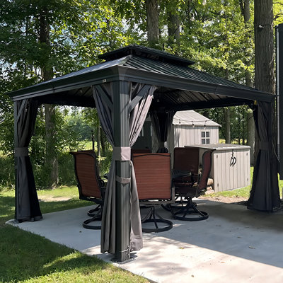 12 Ft. W x 10 Ft. D Aluminum Gazebos