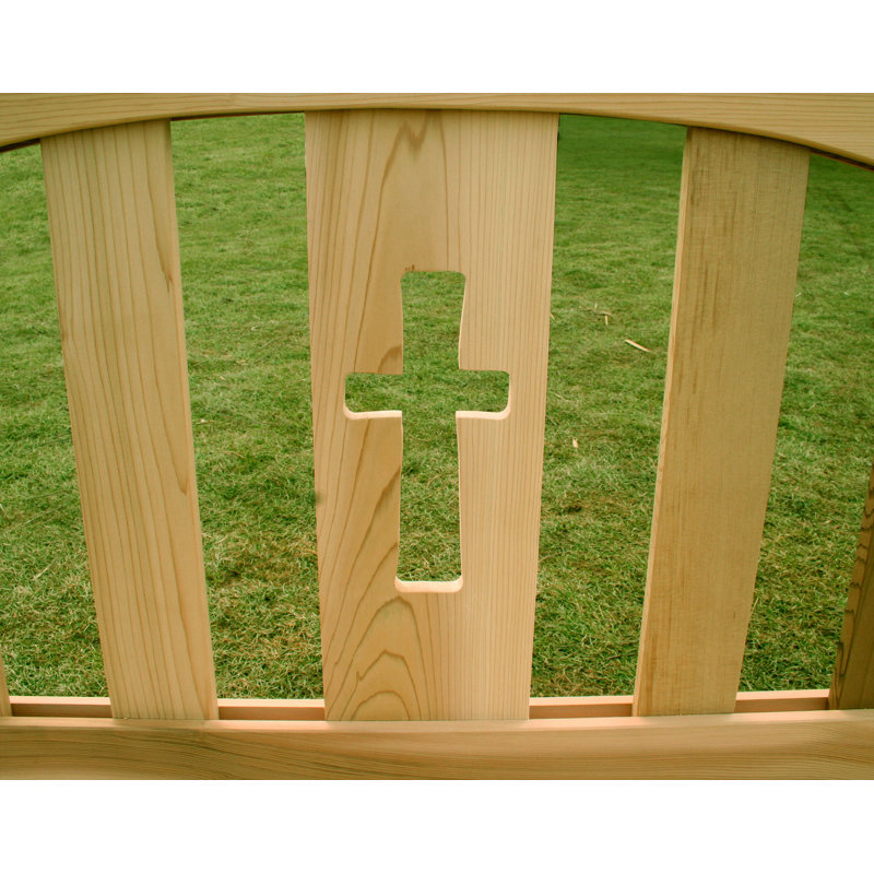 Banc de jardin en bois Cedar Benches, 5 pi, Aucune finition