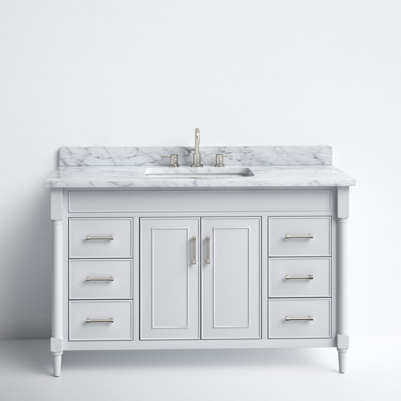 Selene Light Gray 49'' Single Freestanding Bathroom Vanity