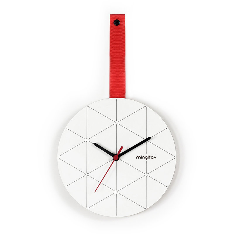 Horloge murale Minuet, Rouge