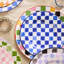 Pink Check Dinner Plate-1442850906