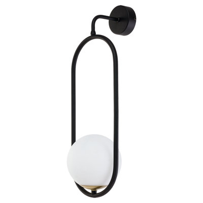 Wandleuchte mit Arm 1-flammig Jonathan aus Metall