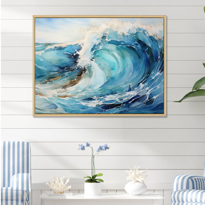 " Blue Wave Ocean Storm I "