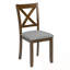 Ensemble de salle à manger 5 pièces avec 4 chaises à dossier croisé-1571882327