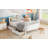 Twin Size Wood Platform Bed, Wood Low Profile Twin Bed With Rails