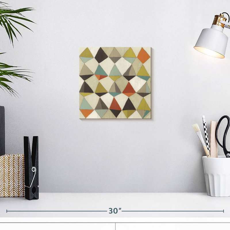 Motif ondulé II, H 10 po x l 10 po