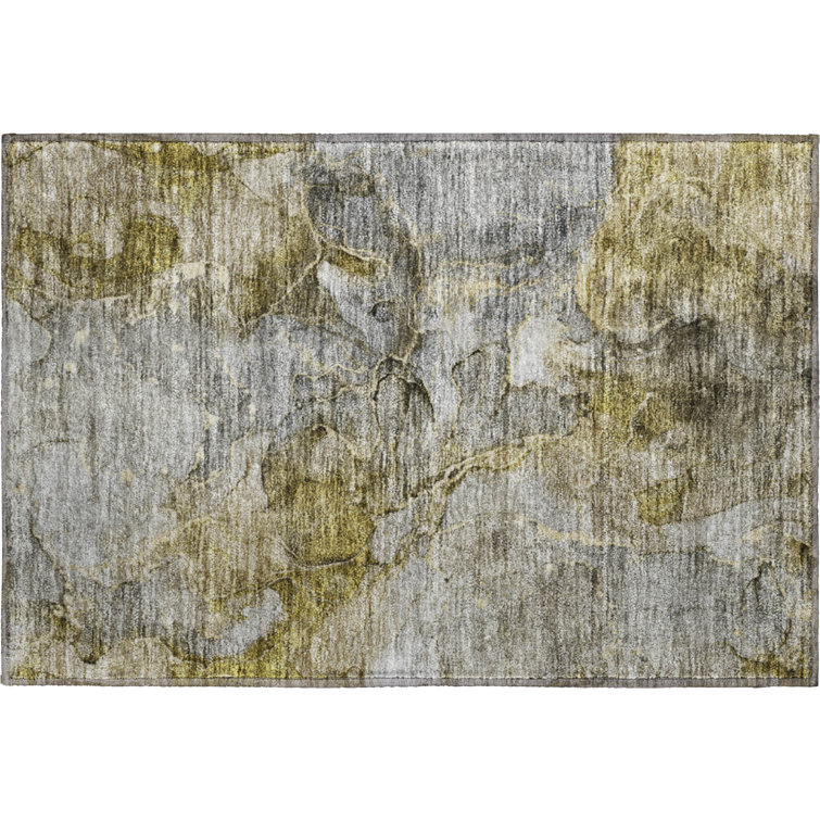 Premium Machine Washable Prisco Taupe Rug