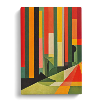 Autumn Forest Blocks Vol.2 - Wrapped Canvas Print
