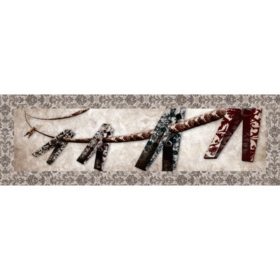 Laundry Clothes Pins - Graphic Art Print