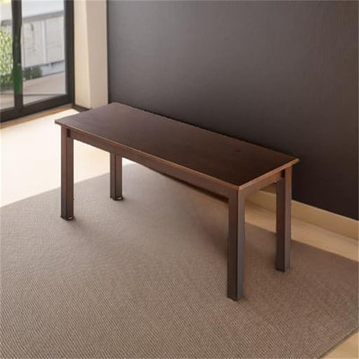 Espresso Wood Bench