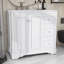 Meuble-lavabo autonome 36 po avec lavabo en céramique 3 tiroirs, 2 portes et tablette réglable-118195268