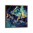 Dramaqueen - Gold And Indigo by Monika Strigel - Floater Frame Print on Canvas-553755749-553755748