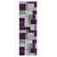 Tapis mauve à motif géométrique Balderston-1586436869
