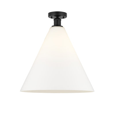 Yohannes Glass Semi Flush Mount