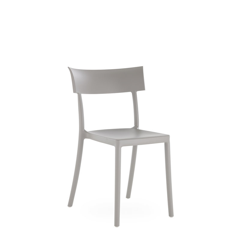 Catwalk Outdoor Dining Side Chair, Gray