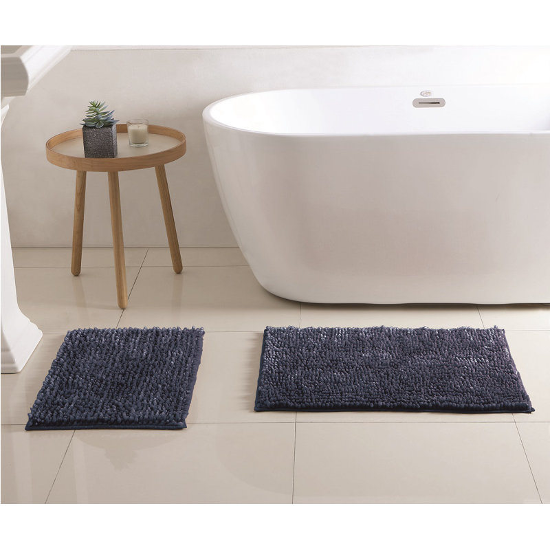 Lanarose Bath Rug, Navy