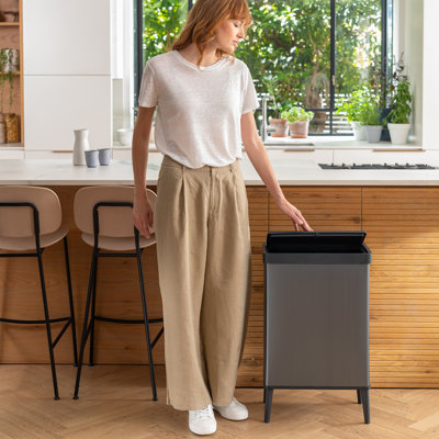 Curver Verto 54 Litre Touch Top Kitchen Bin 