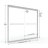 Infinity 29.25" W x 57" H Bypass Semi- Frameless Tub Door-14170690-14170694