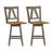 Keswick 54" W Kitchen Island Set with Swivel Stools