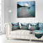 «Wooden Bridge to Calm Ocean» - Coussin imprimé pont et pont-29962121-29963733
