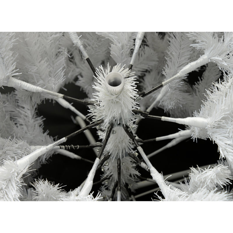 Lighted Artificial Pine Christmas Tree, 8ft H x 5.17ft W x 5.17ft D